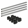 Set complet bare portbagaj Kargo-Plus cu kit fixare si 4 bare aluminiu 180 cm, Citroen Jumper 04/2006-prezent, Ampatament L3, Plafon H2