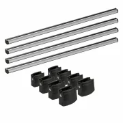 Set complet bare portbagaj Kargo-Plus cu kit fixare si 4 bare aluminiu 180 cm, Citroen Jumper 04/2006-prezent, Ampatament L3, Plafon H2