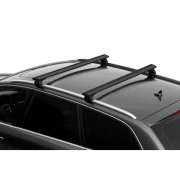 Silenzio Black In-Rail, set complet de bare portbagaj din aluminiu - L - Evos IA - Audi Q3 2011-2025 - Sina incastrata la nivel