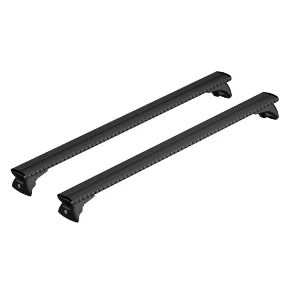 Silenzio Black In-Rail, set complet de bare portbagaj din aluminiu - L - Evos IA - Kia EV2 2026-prezent - Sina incastrata la nivel