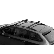Silenzio Black Rail, set complet de bare portbagaj din aluminiu - S - Evos RA - Audi 80 Avant 1991-1995 - Sina standard inaltata
