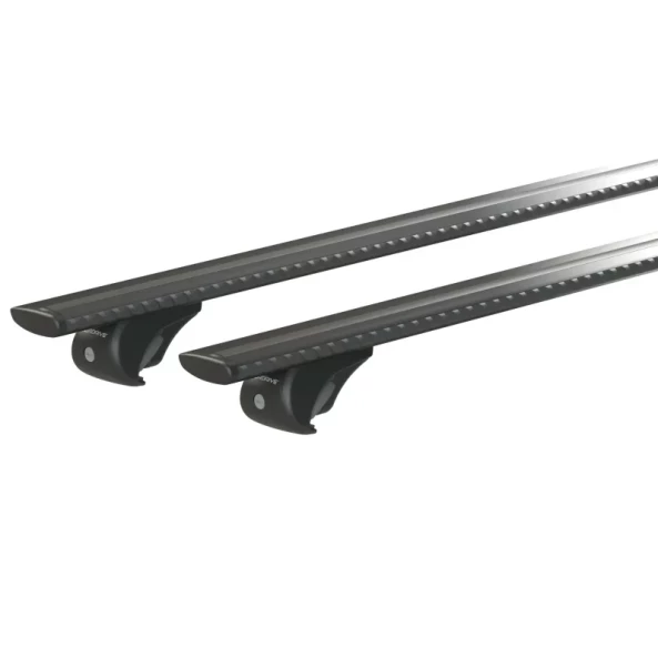 Silenzio Black Rail, set complet de bare portbagaj din aluminiu - S - Evos RA - Fiat Marea Weekend 1996-2003 - Sina standard inaltata