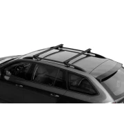 Silenzio Black Rail, set complet de bare portbagaj din aluminiu - S - Evos RA - Hyundai Getz 3p 2002-2009 - Sina standard inaltata