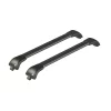 Silenzio CX Black, set complet de bare portbagaj din aluminiu - 104 cm + 99 cm - Origine RL - C401 - Peugeot Rifter 2018-2022 - Sina standard inaltata - Ampatament standard