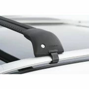 Silenzio CX Black, set complet de bare portbagaj din aluminiu - 104 cm + 99 cm - Origine RL - C401 - Peugeot Rifter 2018-2022 - Sina standard inaltata - Ampatament standard