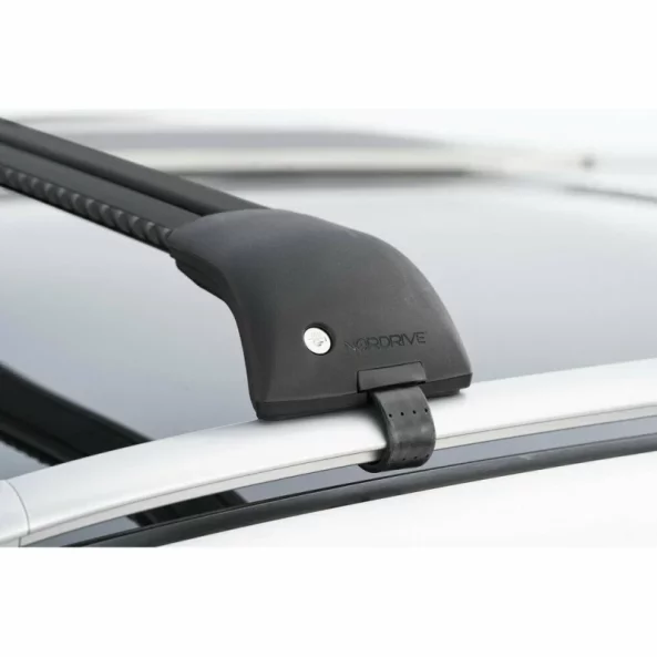 Silenzio CX Black, set complet de bare portbagaj din aluminiu - 104 cm + 99 cm - Origine RL - C401 - Peugeot Rifter 2018-2022 - Sina standard inaltata - Ampatament standard
