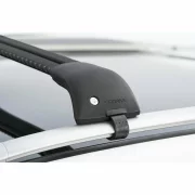 Silenzio CX Black, set complet de bare portbagaj din aluminiu - 84 cm + 79 cm - Origine RL - C400 - Audi A4 Avant 1995-2001 - Sina standard inaltata