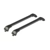 Silenzio CX Black, set complet de bare portbagaj din aluminiu - 84 cm + 79 cm - Origine RL - C400 - Audi A4 Avant 1995-2001 - Sina standard inaltata