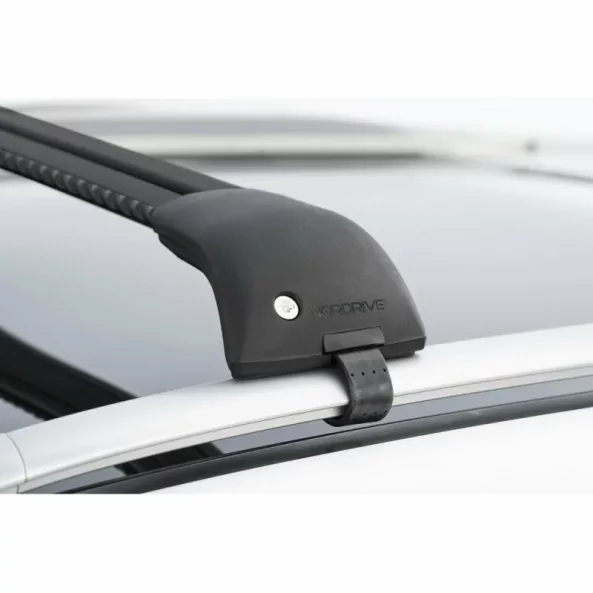 Silenzio CX Black, set complet de bare portbagaj din aluminiu - 84 cm + 79 cm - Origine RL - C400 - Ssangyong Rexton W 2013-2018 - Sina standard inaltata