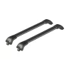 Silenzio CX Black, set complet de bare portbagaj din aluminiu - 84 cm + 79 cm - Origine RL - C400 - Subaru Forester 2024-prezent - Sina standard inaltata