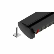 Silenzio CX Black, set complet de bare portbagaj din aluminiu - 94 cm + 89 cm - Origine RL - C410 - BMW Serie 5 Touring (F11) 2010-2017 - Sina incastrata la nivel