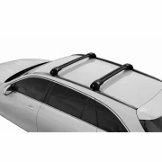 Silenzio CX Black, set complet de bare portbagaj din aluminiu - 99 cm + 99 cm - Origine RL - C421 - Citroen Berlingo M 2022-prezent - Sina incastrata la nivel
