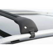 Silenzio CX Black, set complet de bare portbagaj din aluminiu - 89 cm + 84 cm - Origine RL - C401 - Dacia Bigster 5p 2025-prezent - Sina standard inaltata