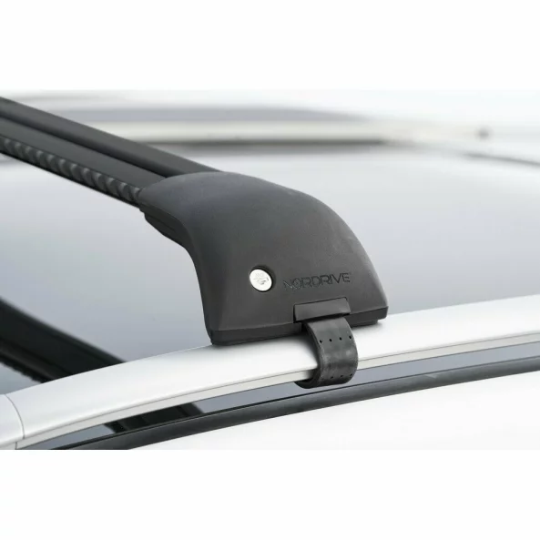 Silenzio CX Black, set complet de bare portbagaj din aluminiu - 79 cm + 79 cm - Origine RL - C401 - Skoda Roomster