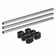 Set complet bare portbagaj Kargo-Plus cu kit fixare si 3 bare aluminiu 150 cm - Fiat Scudo 2007-2016 - Ampatament scurt - Acoperis standard