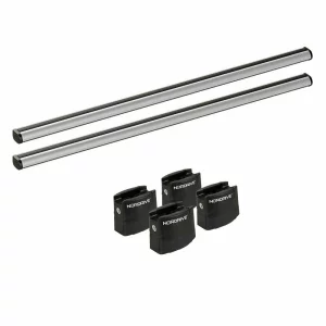 Set complet bare portbagaj Kargo-Plus cu kit fixare si 2 bare aluminiu - Opel Combo Tour 2012-2017 - ampatament L1 - Acoperis H1