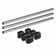Set complet bare portbagaj Kargo-Plus cu kit fixare si 3 bare aluminiu 115 cm - Dacia Logan Furgovan 2007-2013
