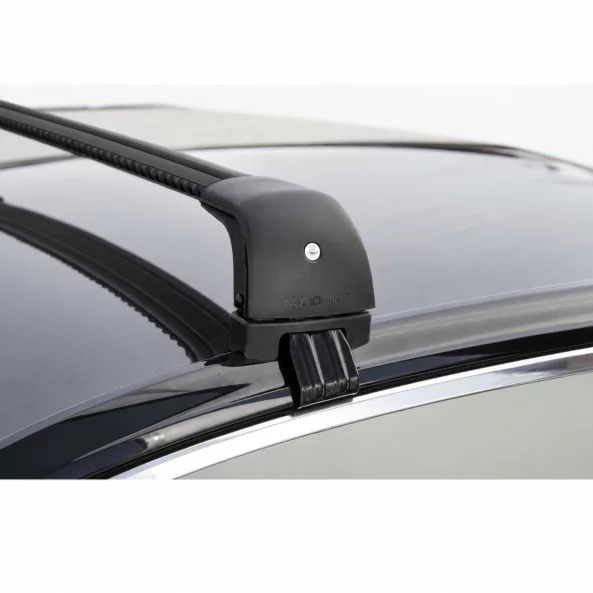 Silenzio CX Black, set complet de bare portbagaj din aluminiu - 104 cm + 99 cm - Origine RF - C116 - Renault Clio IV Generation 2019-2020 - Acoperis standard