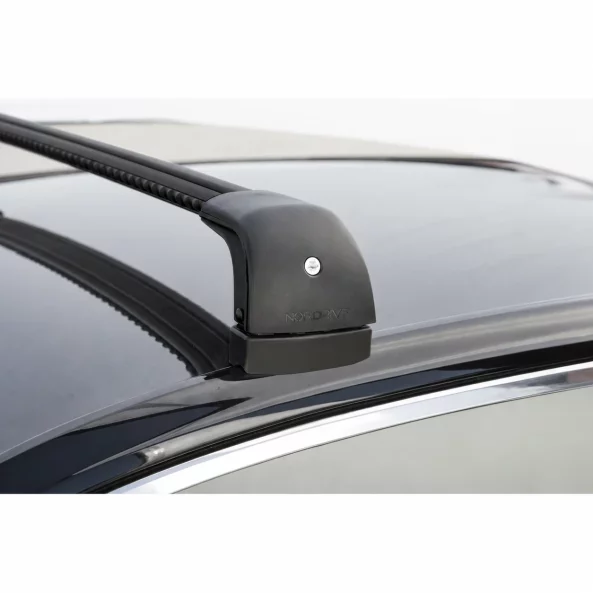Silenzio CX Black, set complet de bare portbagaj din aluminiu - 104 cm + 99 cm - Origine RF - C274 - Land Rover Defender 130 2022-prezent - Profil cu fante - inclusiv plafon panoramic