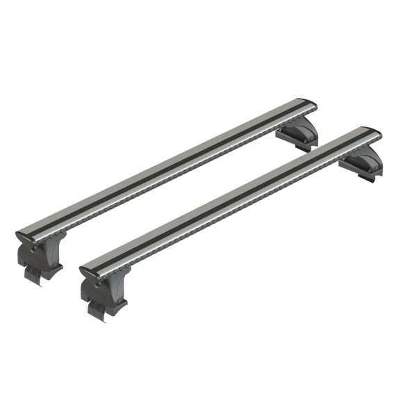 Silenzio, set complet de bare portbagaj din aluminiu - S - Evos LP - C004 - Renault Clio II 5p 1998-2005 - Acoperis standard