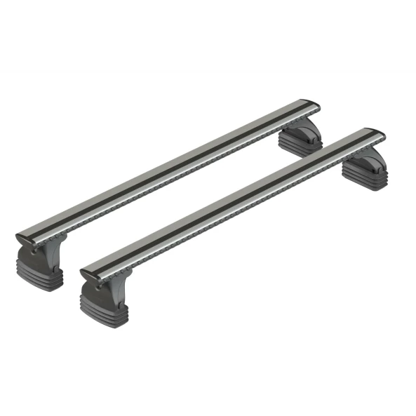 Silenzio, set complet de bare portbagaj din aluminiu - S - Evos LP - C027 - Mazda 6 4p 2003-2008 - Puncte fixe