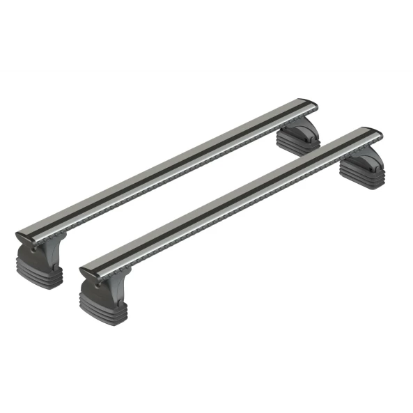 Silenzio, set complet de bare portbagaj din aluminiu - S - Evos LP - C044 - Renault Megane II 3p 2002-2008 - Puncte fixe