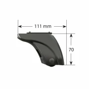 Silenzio, set complet de bare portbagaj din aluminiu - S - Evos LP - C044 - Renault Megane II 5p 2002-2008 - Puncte fixe