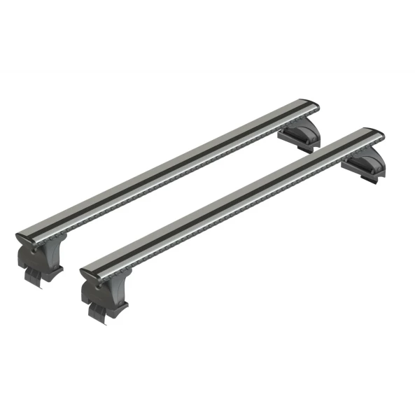 Silenzio, set complet de bare portbagaj din aluminiu - S - Evos LP - C151 - Peugeot 206 5p 1998-2009 - Acoperis standard