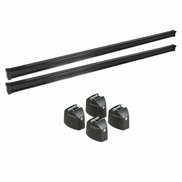 Set complet bare portbagaj Kargo cu kit fixare si 2 bare otel - Ford Tourneo Courier 2023-prezent