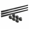 Set complet bare portbagaj Kargo cu kit fixare si 3 bare otel 150 cm - Volkswagen Caravelle T7 2024-prezent - ampatament L1 - Acoperis H1 - Fara acoperis panoramic