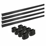Set complet bare portbagaj Kargo cu kit fixare si 4 bare otel 180 cm - Ford Transit 2014-prezent - Ampatament L4 - Acoperis H3