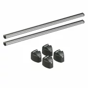 Set complet bare portbagaj Kargo-Plus cu kit fixare si 2 bare aluminiu 150 cm - Volkswagen Transporter T7 2025-prezent - Ampatament lung - Fara acoperis panoramic