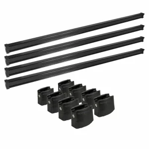 Set complet bare portbagaj Kargo cu kit fixare si 4 bare otel 180 cm - Mercedes Sprinter 2006-2018 - Compact - Acoperis standard