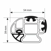 Set complet bare portbagaj Kargo-Plus cu kit fixare si 3 bare aluminiu 135 cm - Mercedes Citan 2021-2026 - Ampatament lung