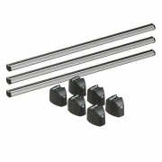 Set complet bare portbagaj Kargo-Plus cu kit fixare si 3 bare aluminiu 135 cm - Mercedes Citan 2021-2026 - Ampatament standard