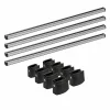 Set complet bare portbagaj Kargo-Plus cu kit fixare si 4 bare aluminiu 180 cm - Mercedes Sprinter 2006-2018 - Compact - Acoperis standard