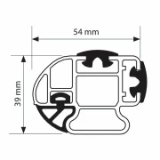Set complet bare portbagaj Kargo-Plus cu kit fixare si 2 bare aluminiu 150 cm - Renault Master 2019-2024 - Ampatament L1 - Acoperis H2
