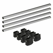 Set complet bare portbagaj Kargo-Plus cu kit fixare si 4 bare aluminiu 150 cm - Renault Master 2019-2024 - Ampatament L1 - Acoperis H1