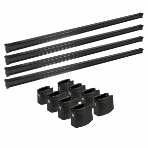 Set complet bare portbagaj Kargo cu kit fixare si 4 bare otel 180 cm - Renault Trafic 2006-2014 - Ampatament L1 - Acoperis H1