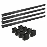 Set complet bare portbagaj Kargo cu kit fixare si 4 bare otel 180 cm - Renault Trafic 2006-2014 - Ampatament L2 - Acoperis H1