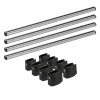 Set complet bare portbagaj Kargo-Plus cu kit fixare si 4 bare aluminiu 180 cm - Renault Trafic 2006-2014 - Ampatament L1 - Acoperis H1