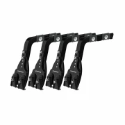 Set complet bare portbagaj Kargo cu kit fixare la jgheab de ploaie, inaltime picioare 16-21 cm si 2 bare otel 150 cm - Jeep Wrangler 1987-2007