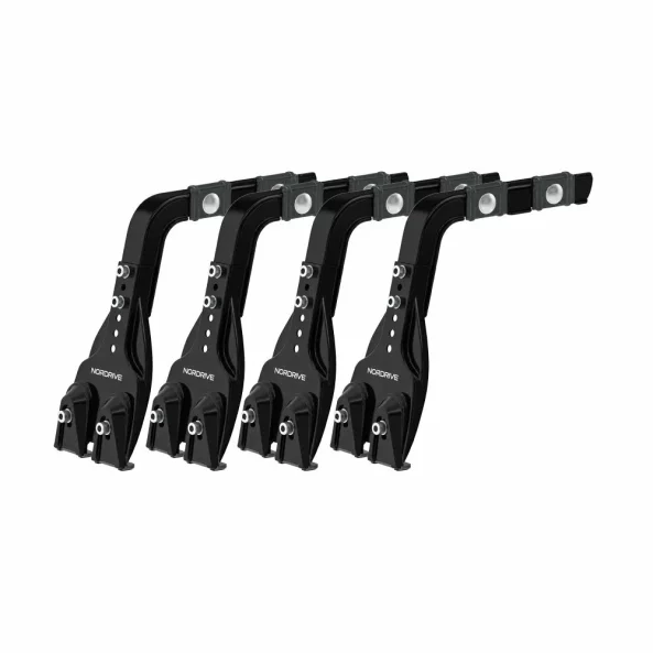 Set complet bare portbagaj Kargo cu kit fixare la jgheab de ploaie, inaltime picioare 16-21 cm si 2 bare otel 180 cm - Ford Transit 1986-2014 - Acoperis H1