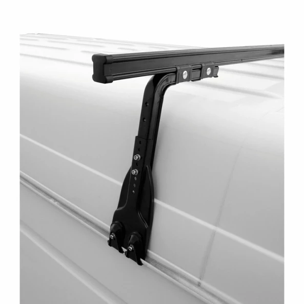 Set complet bare portbagaj Kargo cu kit fixare la jgheab de ploaie, inaltime picioare 16-21 cm si 4 bare otel 150 cm - Jeep Wrangler 1987-2007