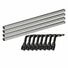 Set complet bare portbagaj Kargo-Plus cu kit fixare la jgheab de ploaie, inaltime picioare 16-21 cm si 4 bare aluminiu 150 cm - Jeep Wrangler 1987-2007