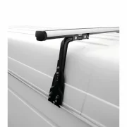 Set complet bare portbagaj Kargo-Plus cu kit fixare la jgheab de ploaie, inaltime picioare 16-21 cm si 4 bare aluminiu 180 cm - Ford Transit 1986-2014 - Acoperis H1