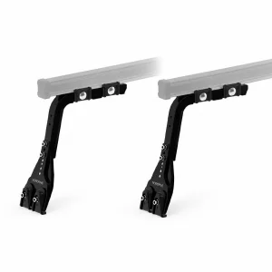 Kit de picioare compatibile cu bare Kargo si Kargo-Plus, pentru vehicule cu jgheab de ploaie - 22-37 cm
