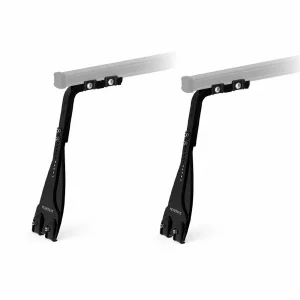 Kit de picioare compatibile cu bare Kargo si Kargo-Plus, pentru vehicule cu jgheab de ploaie - 43-58 cm