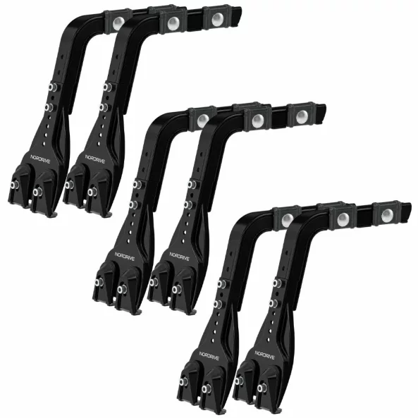 Set complet bare portbagaj Kargo cu kit fixare la jgheab de ploaie, inaltime picioare 22-37 cm si 3 bare otel 180 cm - Citroen C35 1974-1992 - Acoperis H1