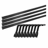 Set complet bare portbagaj Kargo cu kit fixare la jgheab de ploaie, inaltime picioare 22-37 cm si 4 bare otel 180 cm - Volkswagen LT 2000-2006 - Acoperis H1